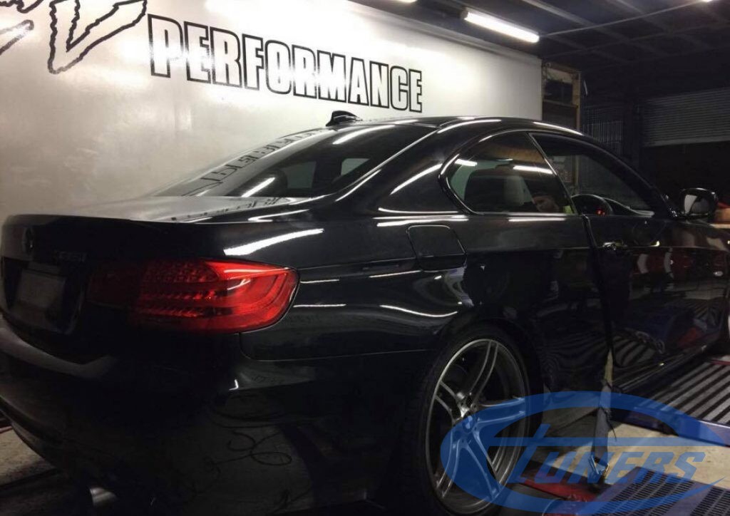 BMW 335i N55 - Etuners Stage1 @ Dynodynamics rolling road, CV Performance