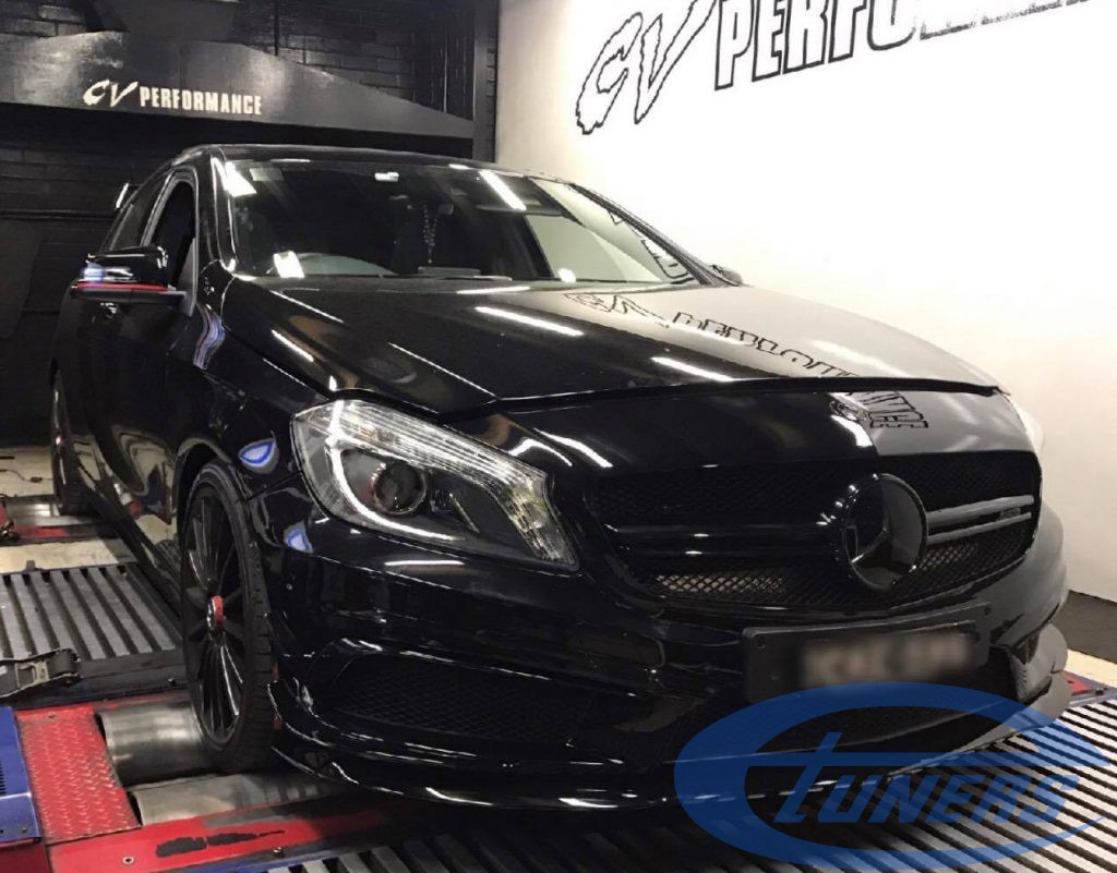 Mercedes A45 AMG 2.0T - Etuners Stage2 ECU remap on Dyno