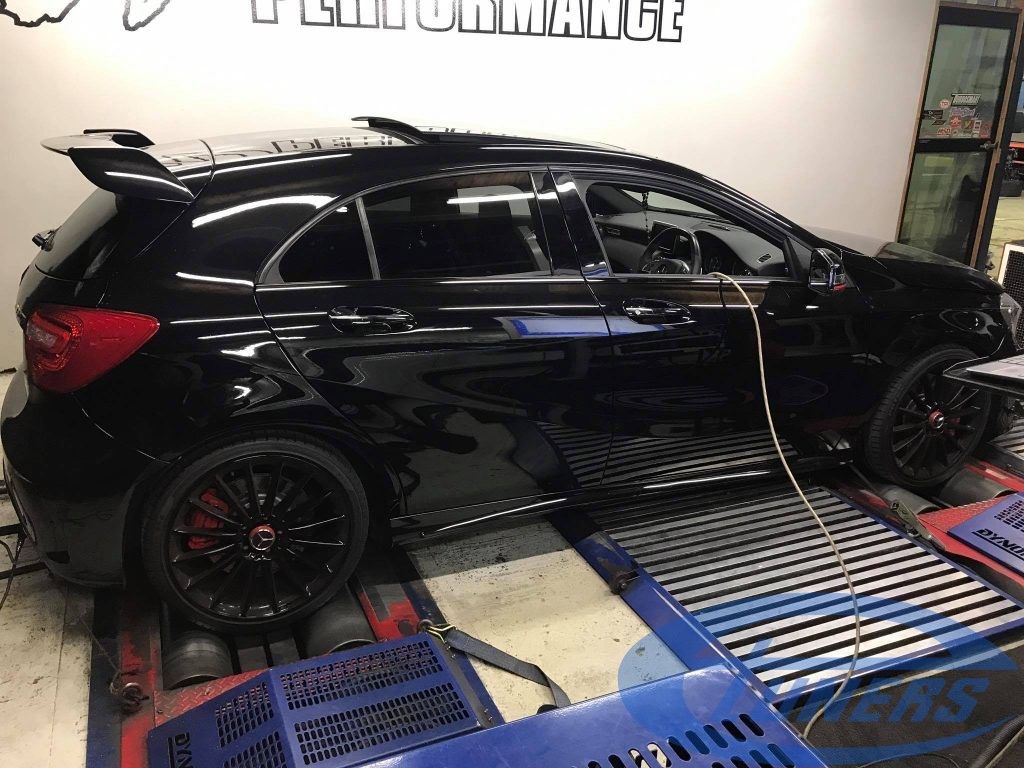 Mercedes A45 AMG 2.0T - Etuners Stage2 ECU remap on Dyno