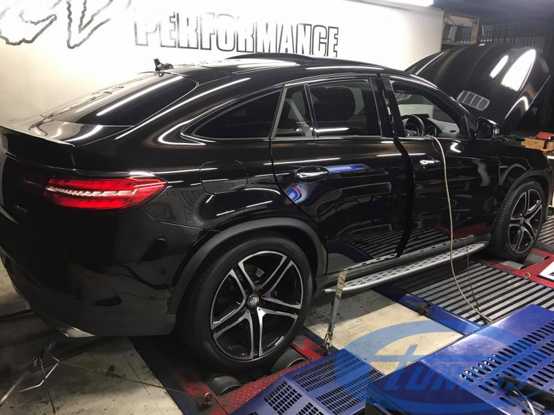 Mercedes GLE450 AMG 4MATIC 3.0T - for an Etuners Stage1 ECU remap, on DynoDynamics rolling road