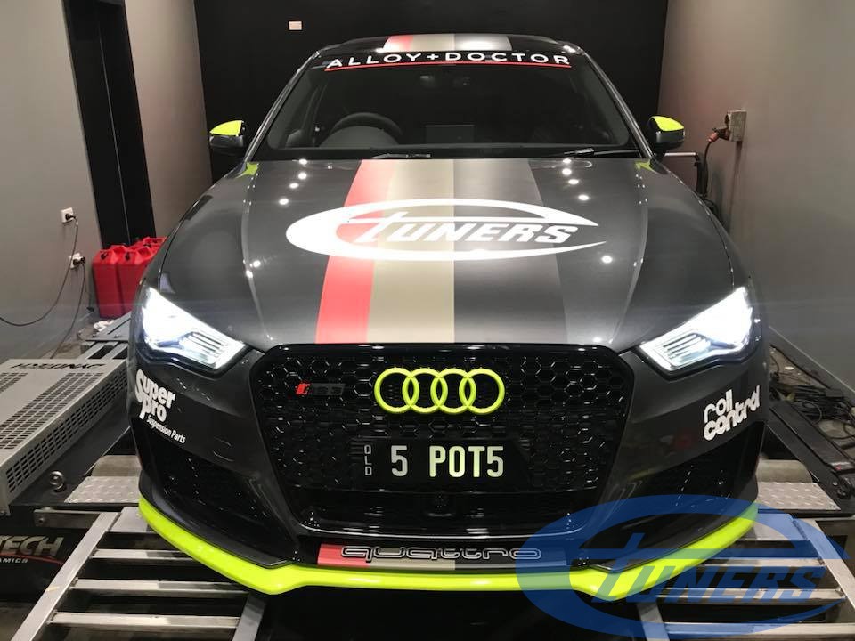 Greg's Audi RS3 8V 2.5 TFSI with a custom Etuners Stage2 ECU remap for E85