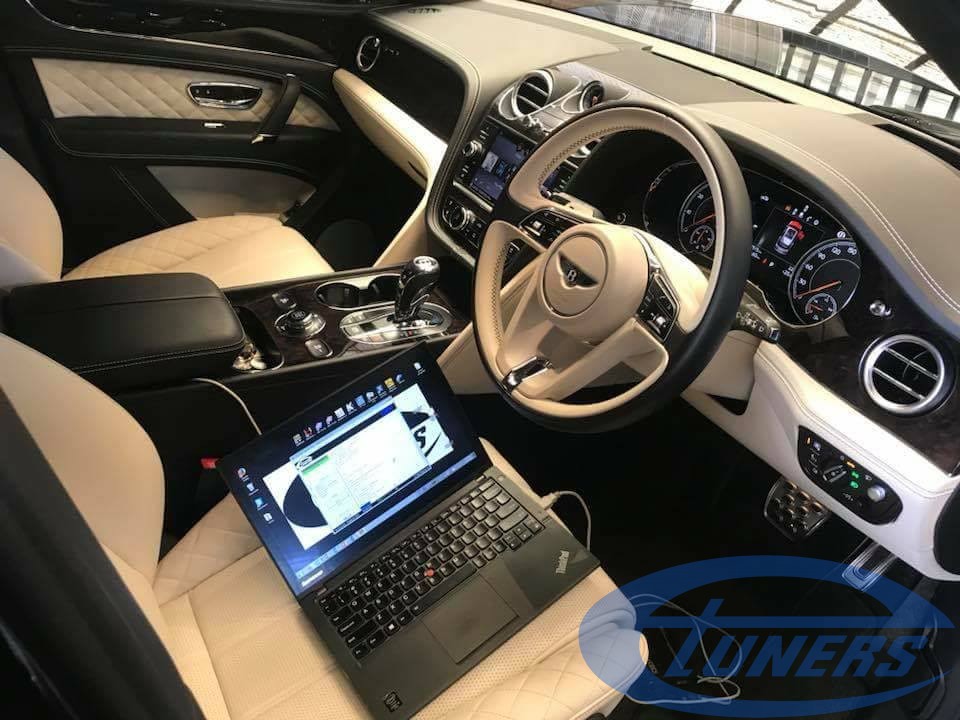 Bentley Bentayga 6.0 TFSI - Being reflashed with an Etuners Stage1 ECU remap for 98RON