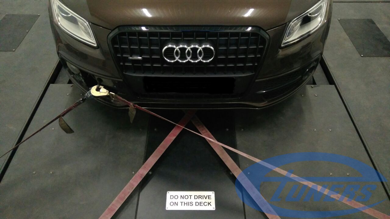 Audi Q5 - Etuners Stage3 remap with IS38 turbo on Dynojet rolling road dyno