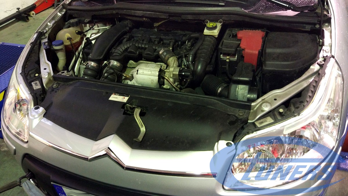 Citroen C4 VTS with a DS3 Racing / 207RC turbocharger and an Etuners Stage3 ECU remap on MAHA LPS3000 dyno