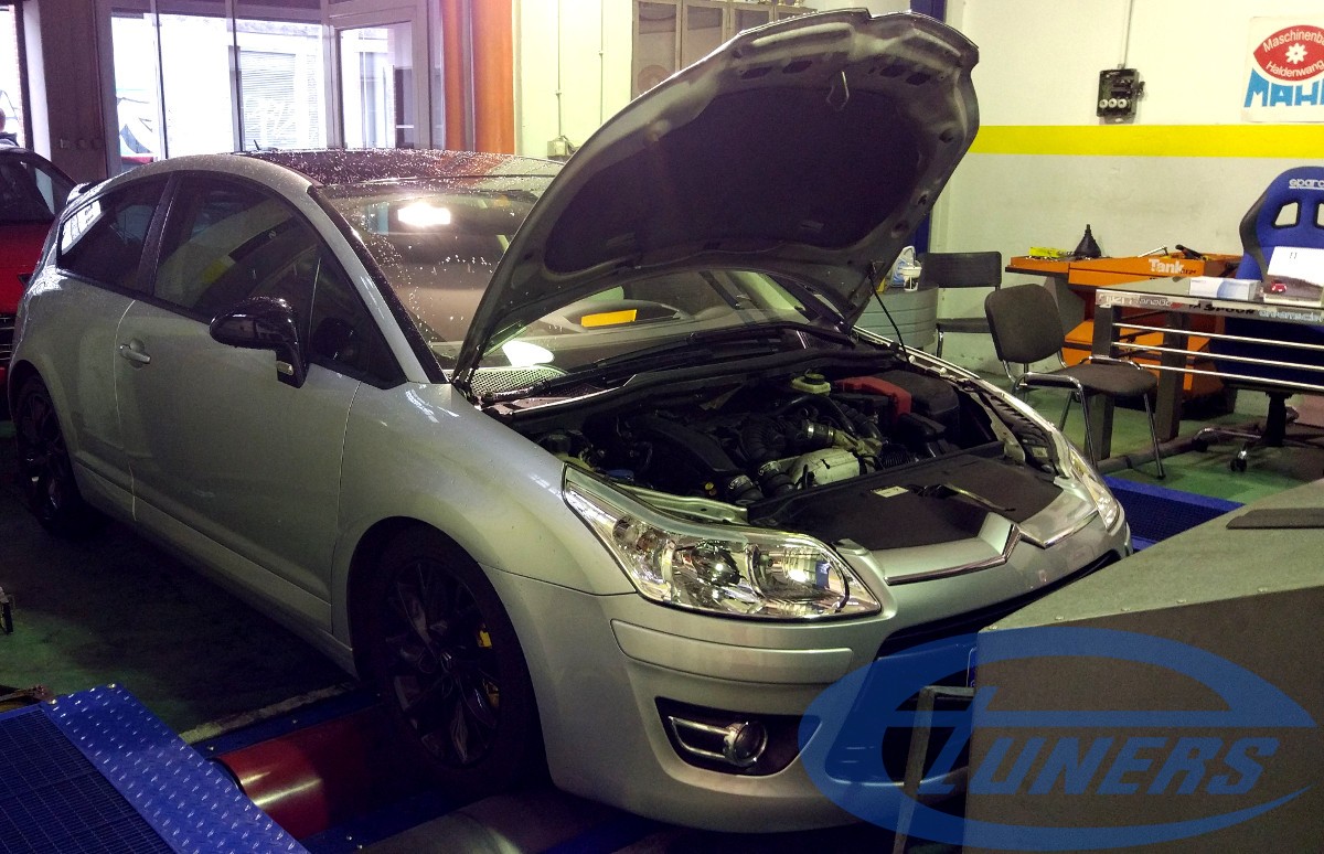 Citroen C4 VTS with a DS3 Racing / 207RC turbocharger and an Etuners Stage3 ECU remap on MAHA LPS3000 dyno
