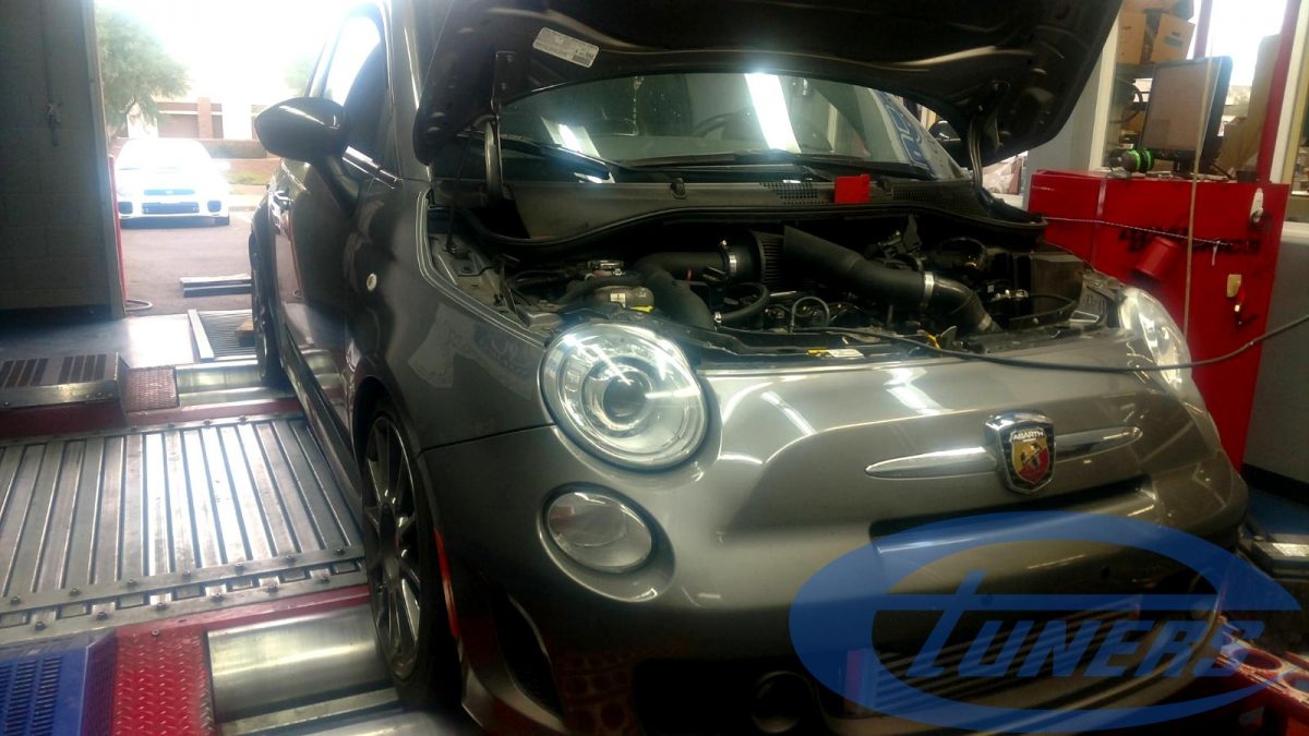 Fiat Abarth 500 - Etuners Stage2 ECU remap on Dynodynamics