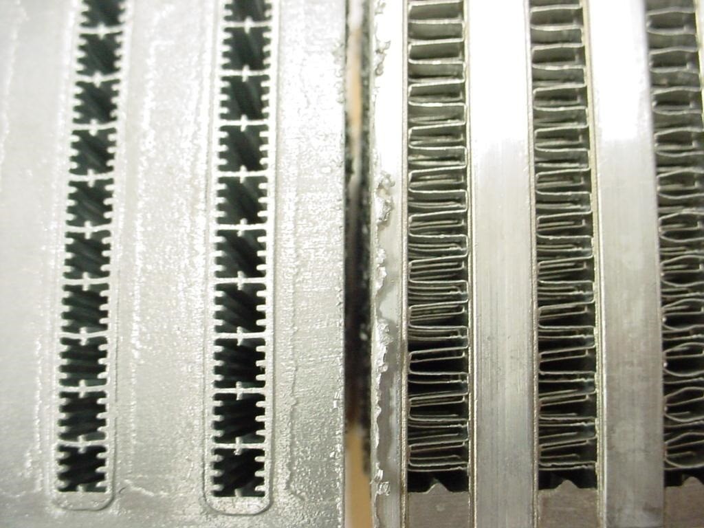 Upgraded Intercooler core technologies available for the RS3: Tube and fin versus Bar and plate
