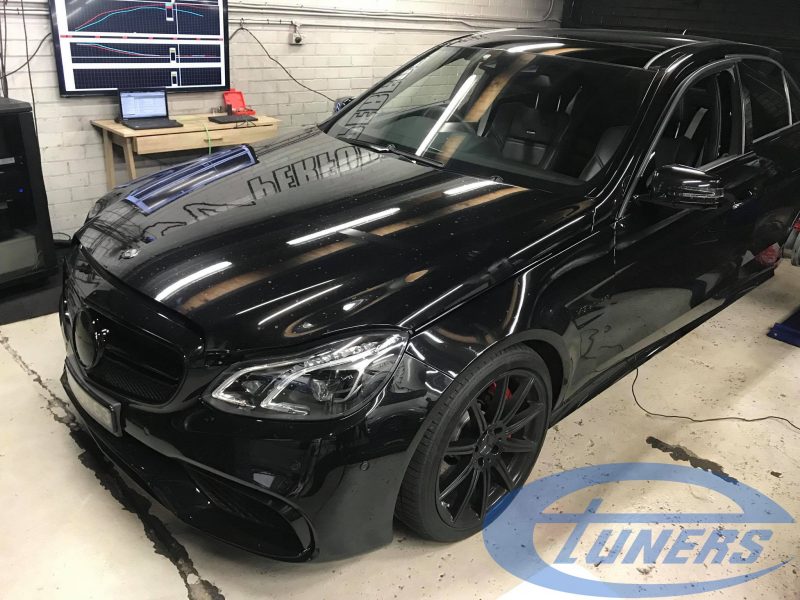 Mercedes E63 AMG 5.5T on an Etuners custom remap and hybrid turbos