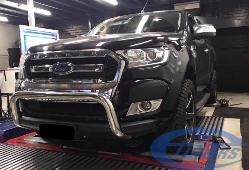 Ford Ranger 3.2 TDCI (MY2017) - Etuners Stage1 being tested on DynoDynamics rolling road
