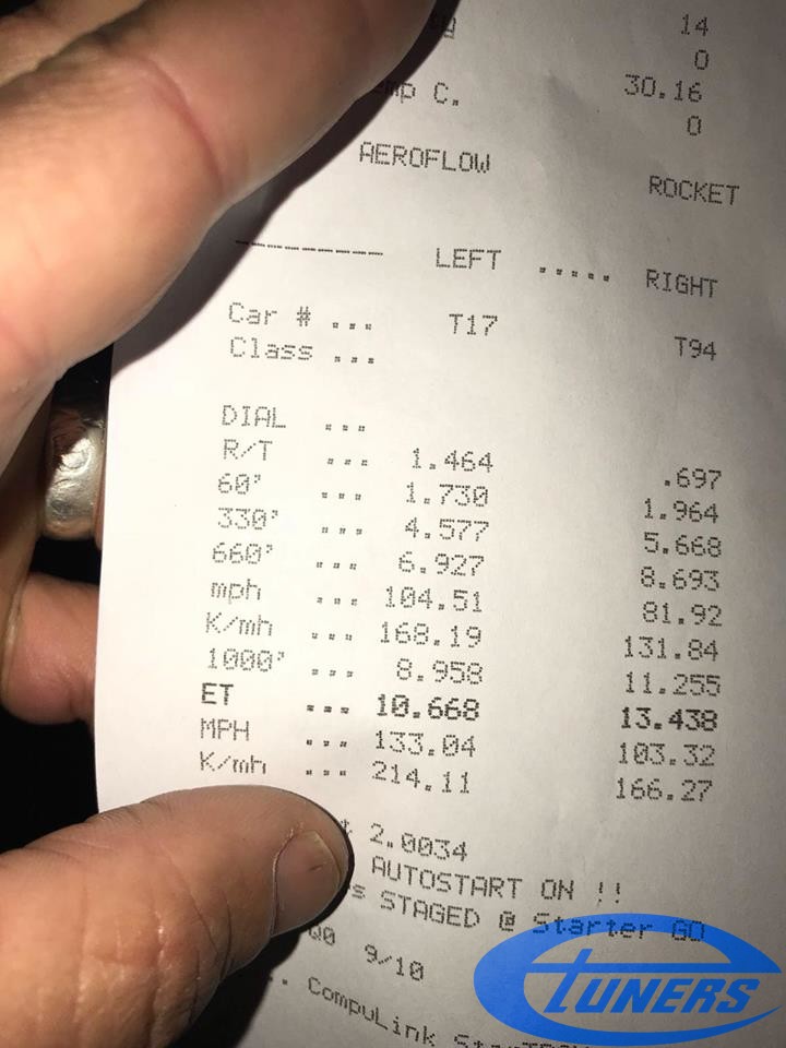 Mark's Audi RS3 8V.1 - 10.66@133mph