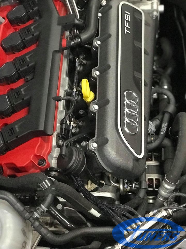 Audi RS3 8V.1 2.5TFSI - Etuners Stage3 Tomcat hybrid turbo + Aquamist WMI