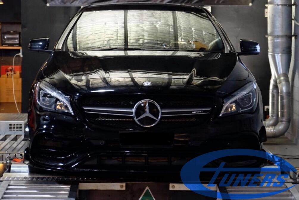 Mercedes CLA45 AMG 2.0T - Etuners Stage3 hybrid 98RON WMI