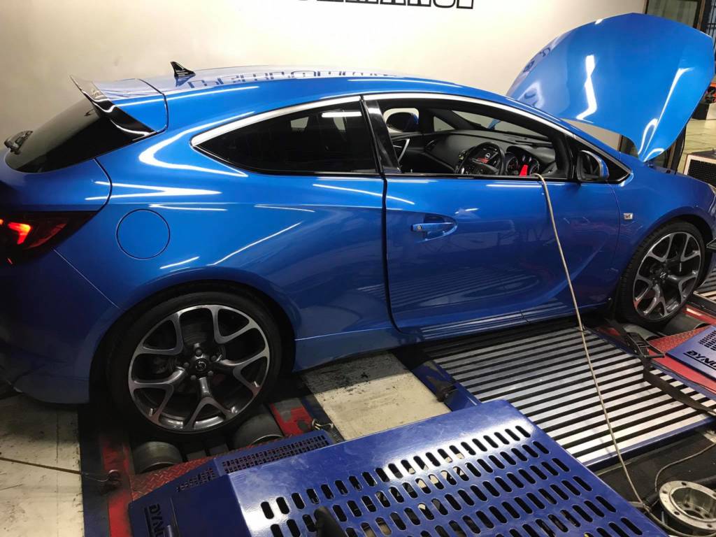Opel Astra J OPC 2.0T - Etuners Stage1 ECU tune remap on dyno