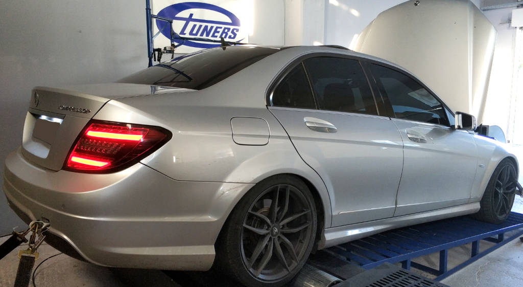 Mercedes C200 W204 1.8K with SIM271KE - Etuners Stage1 tune remap 98RON