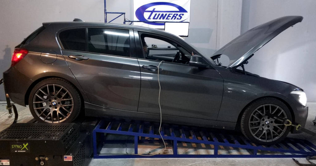 BMW 116i F20 1.6T - Etuners Stage2 ECU remap tune 98RON dyno