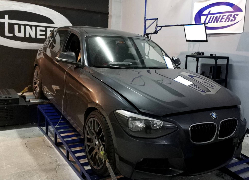 BMW 116i F20 1.6T - Etuners Stage2 ECU remap tune 98RON dyno