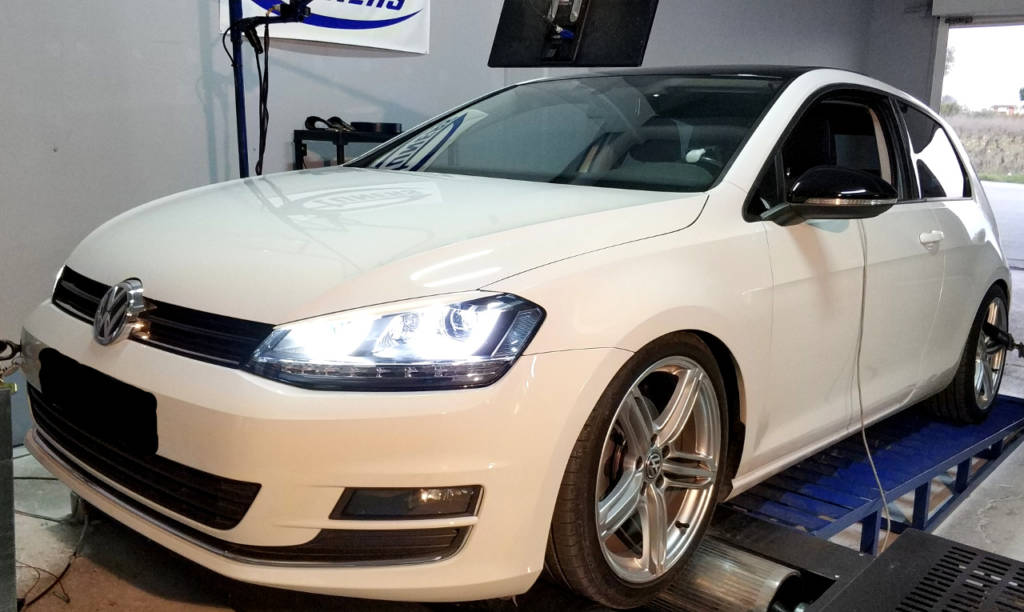 VW Golf 7 1.4TSI CPTA - Etuners Stage3 IS20 turbo kit dyno results tune remap