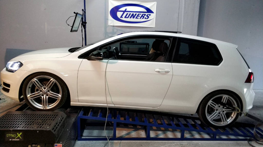 VW Golf 7 1.4TSI CPTA - Etuners Stage3 IS20 turbo kit dyno results tune remap