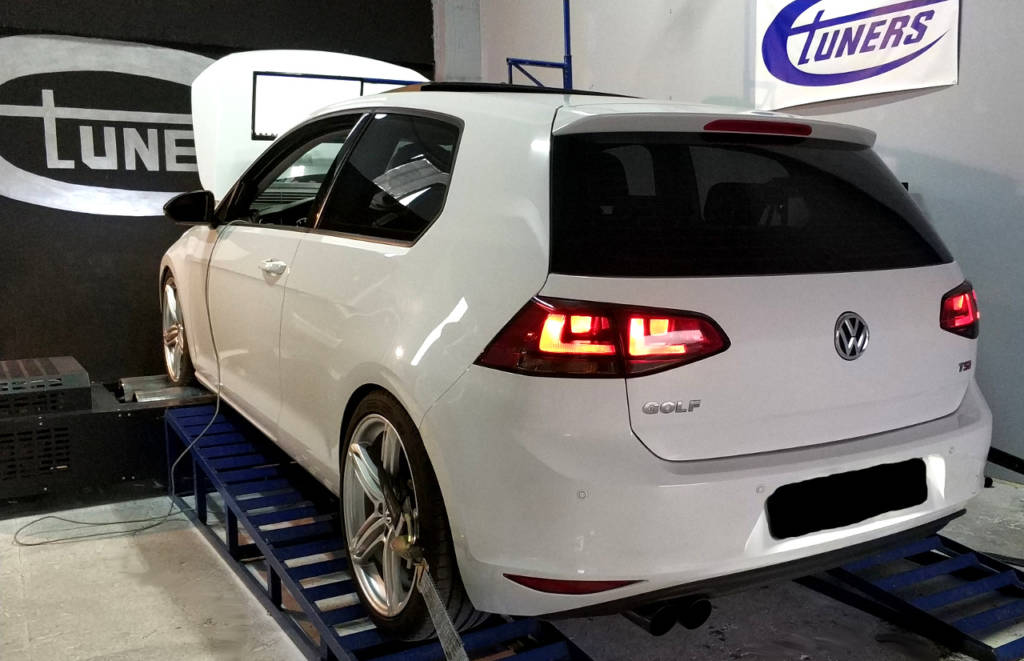 VW Golf 7 1.4TSI CPTA - Etuners Stage3 IS20 turbo kit dyno results tune remap