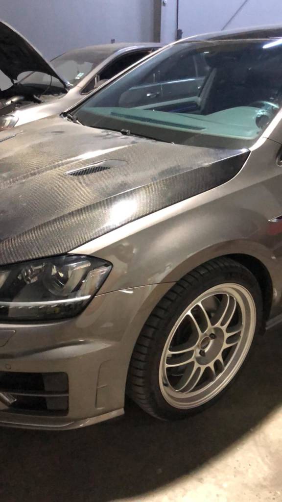 VW Golf 7R 2.0TSI DSG6 - Etuners Stage3 on TTE535R hybrid + WMI dyno tune remap