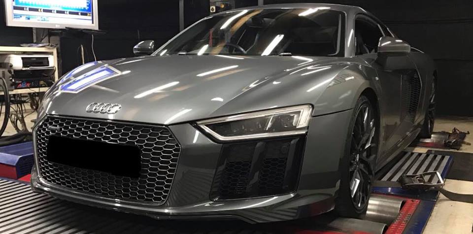Audi R8 Plus 5.2FSI MY2017 - Etuners Stage2 ECU remap + Akrapovic titanium exhaust