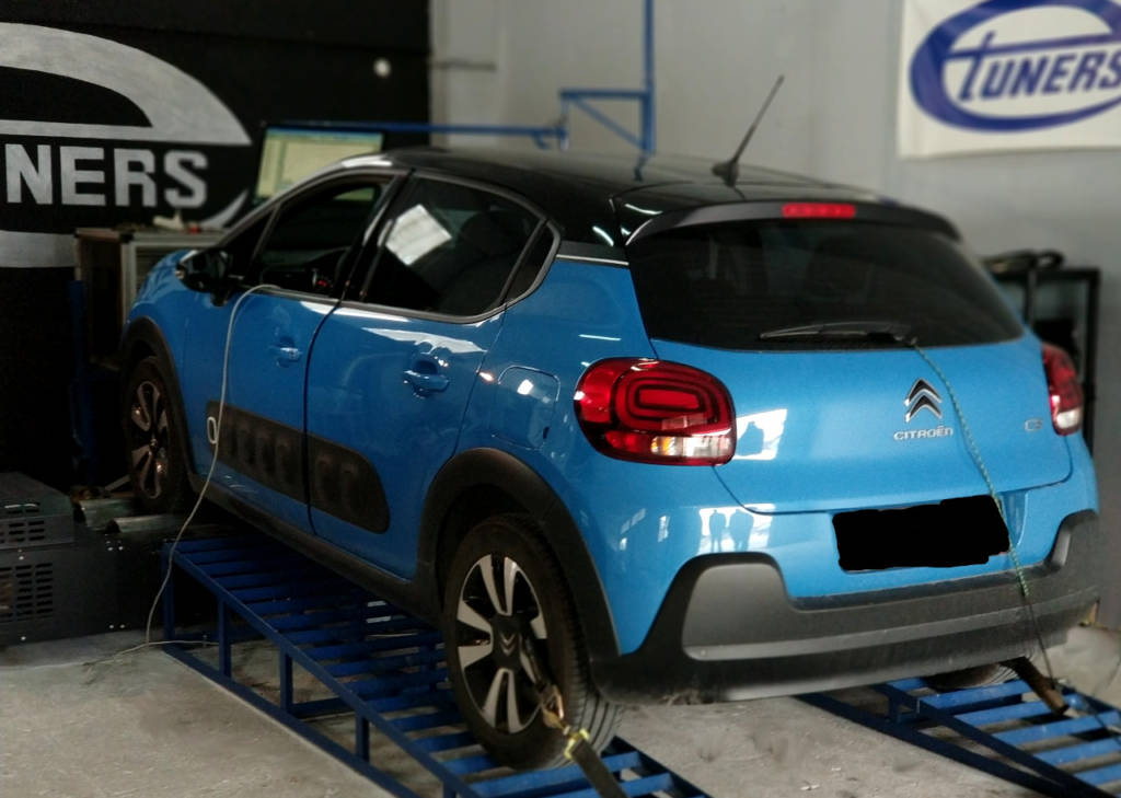 Citroen C3 1.2THP Puretech 110hp MY2018 - Etuners Stage1 remap tune 98ron dyno