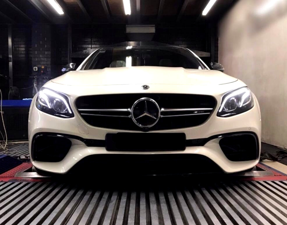 Mercedes E63S 4.0TT - #Etuners Stage2 ECU remap tune on dyno