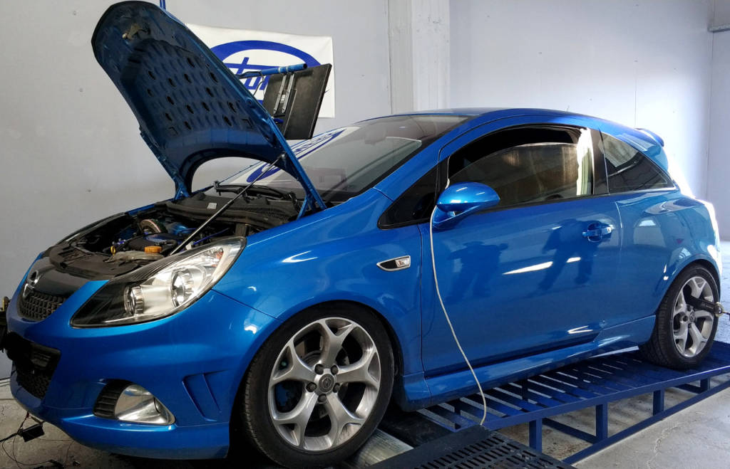 Opel Corsa OPC 1.6T - Etuners Stage3 VF34 turbo kit on dyno