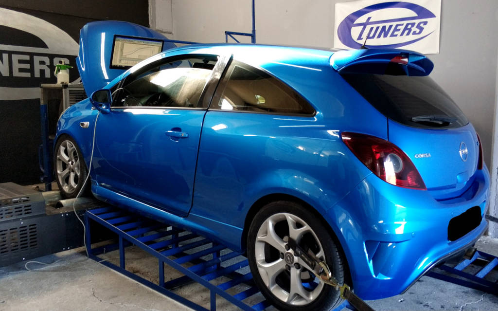 Opel Corsa OPC 1.6T - Etuners Stage3 VF34 turbo kit on dyno