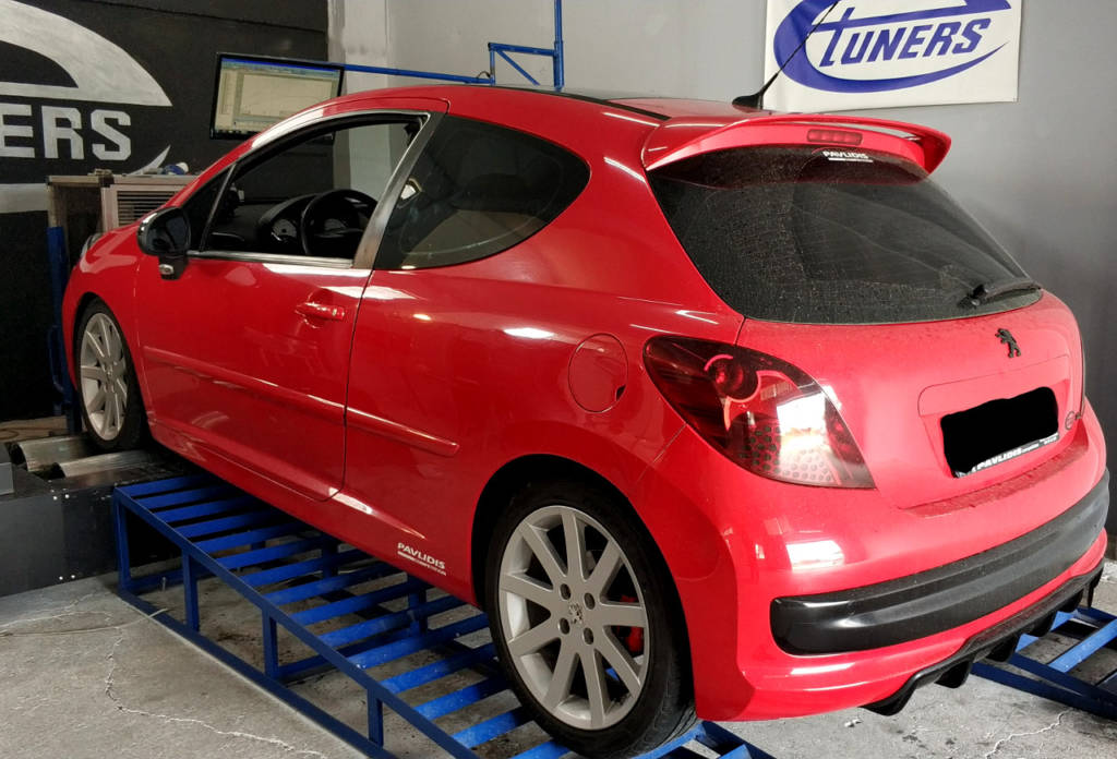 Peugeot 207 GT 1.6THP - #Etuners Stage4 Hybrid turbo + boubis cams