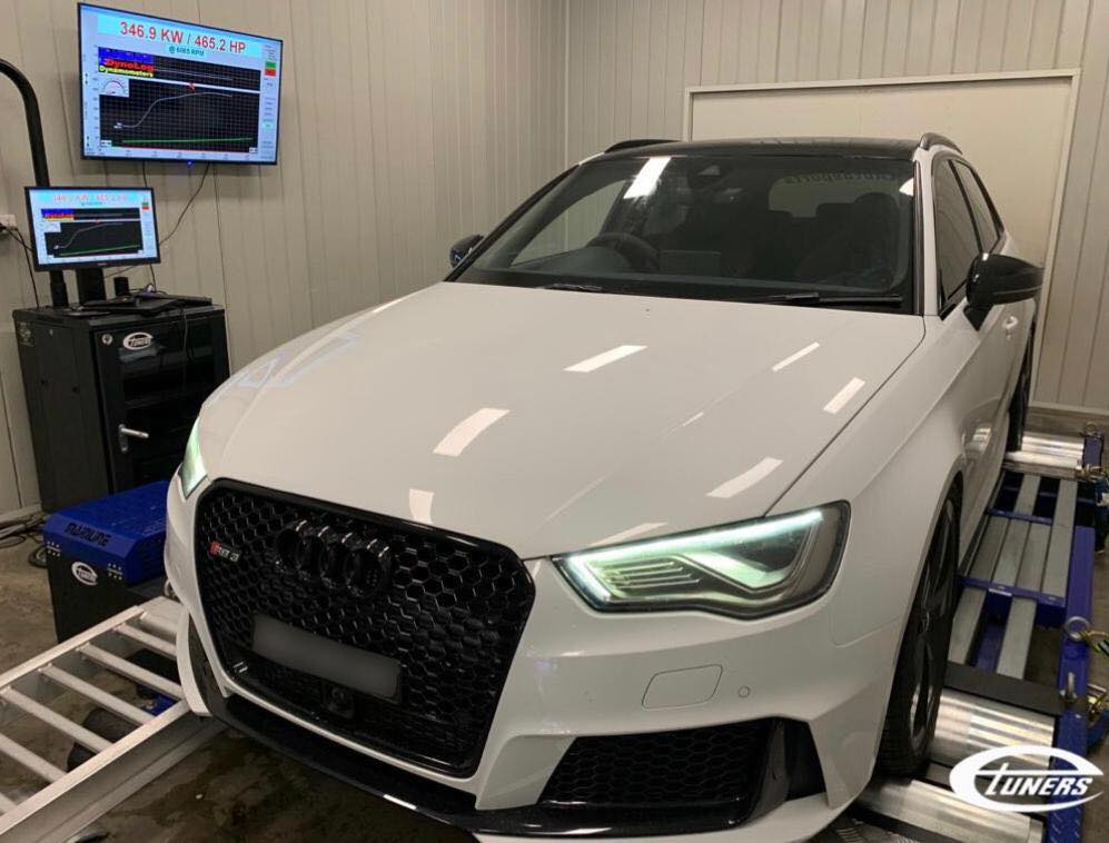 Audi RS3 8V.1 - Etuners custom sTage3 ecu remap tune for hybrid turbo on E85
