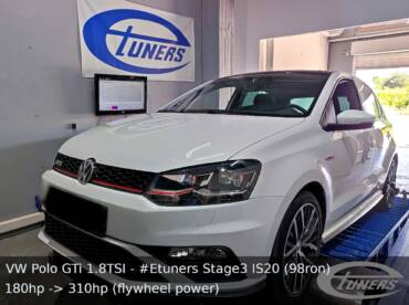 VW Polo GTi 6C 1.8TSI – Stage3 is20 98RON