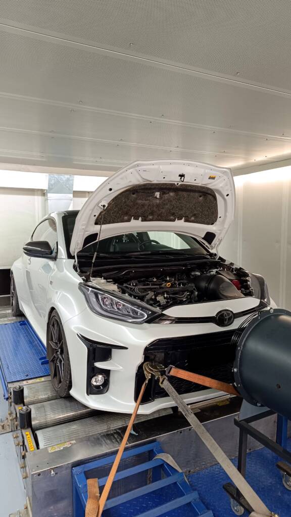 Toyota Yaris GR 1.6T - etuners Stage2 tuning chiptuning on dyno remap