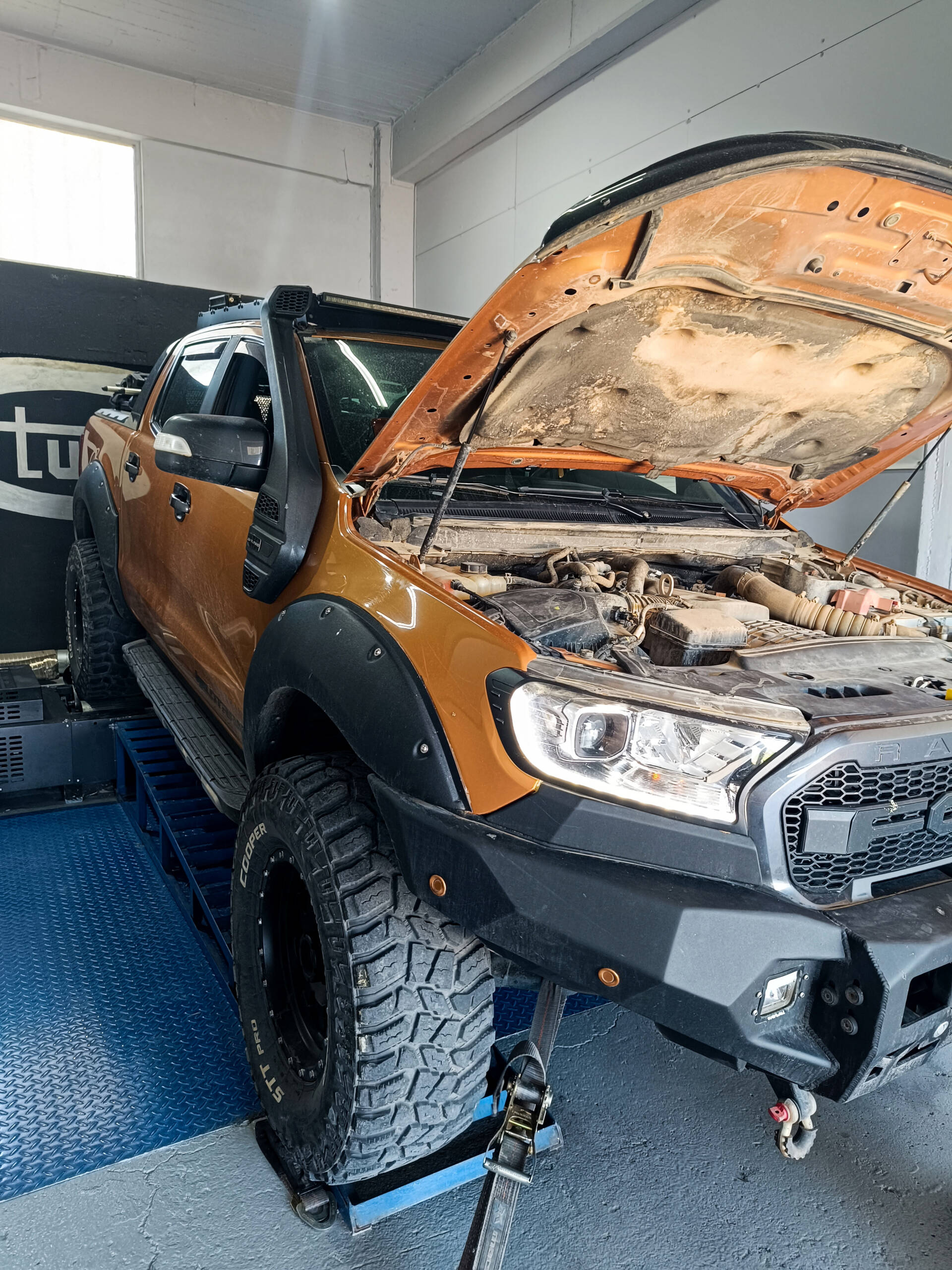 Ford Ranger 2.0TDCi biturbo MY2020 – Stage1 + modifications for short final drive