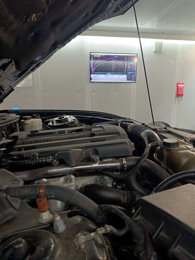 S550 Ford Mustang 2.3T Ecoboost - etuners Stage2 tuning on dyno