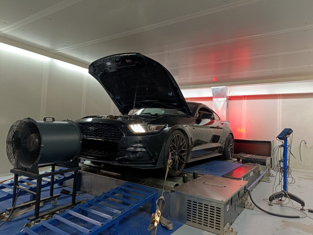 S550 Ford Mustang 2.3T Ecoboost - etuners Stage2 tuning on dyno